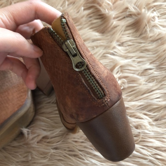 KORKS Brown Snake Gemini Chunky Ankle Boots - Picture 4 of 9